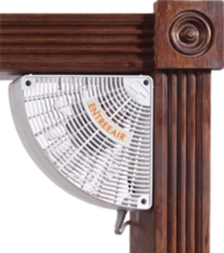 door mounted fan