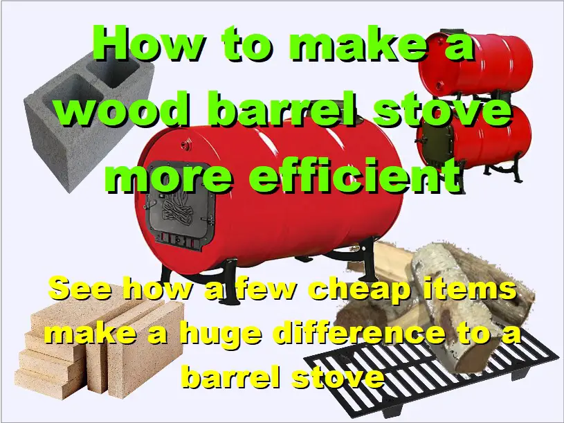 Make a better double barrel wood stove